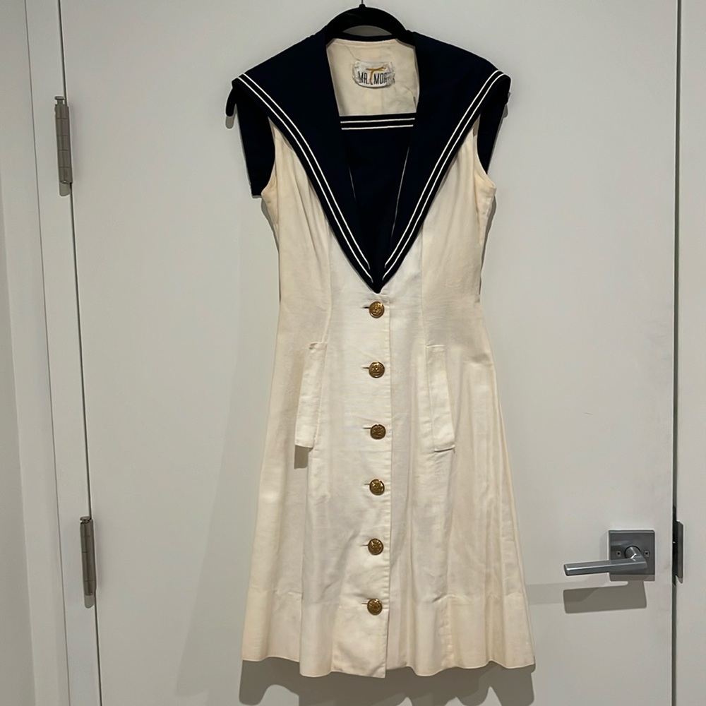 Vintage 1960s Mr. Mort sailor dress